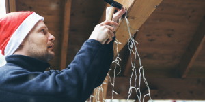 Hanging Christmas Lights